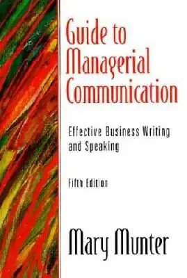 $4.39 • Buy Guide To Managerial Communication: Effective Business Writing And S - ACCEPTABLE