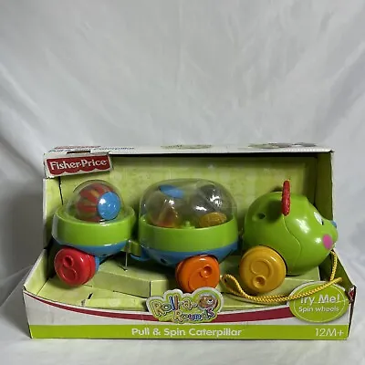 Fisher-price Mattel 2005 Roll-a-rounds Pull & Spin Caterpillar Brand New 12M+ • $69.99