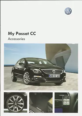 Volkswagen Passat CC Accessories 2010 UK Market Sales Brochure • $27.79