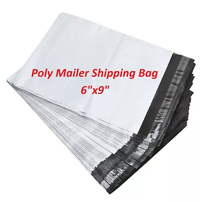 200 Pack 6 X9  White Poly Mailers Shipping Bags Self Sealing Envelopes Packaging • $15.07