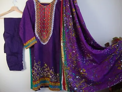 £20 • Buy New Desinger Linen Salwar Kameez Embroidered Stitched 3pc Suit Winter Collection