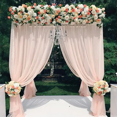 10x10ft Wedding Canopy Chuppah 2 Way Use Backdrop Stand Stage Trade Show Display • £120.92