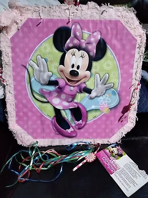 Disney Junior Minnie Mouse Pop Out Pink Pinata- 17 In X 17 In- New • $12.99