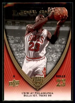 2008-09 Upper Deck Michael Jordan Legacy Collection Michael Jordan Chicago Bulls • $3.99
