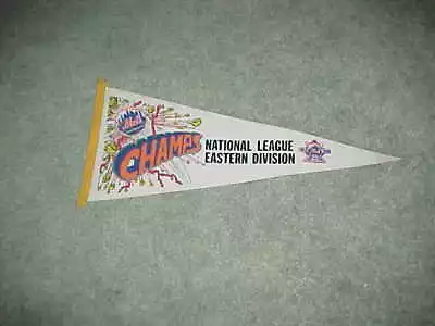1986 New York Mets National League Eastern Division Champs Baseball Pennant   • $26.78