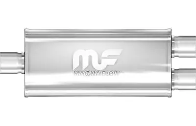 MagnaFlow Stainless Steel 5 X 8 OVAL Performance Muffler DIA 2.5/2.5 IN#12158 • $154.58