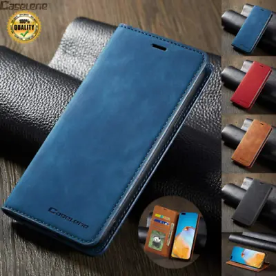 Leather Case Shockproof Flip Wallet Cover For Samsung S22 S23 S21 Ultra A22 • $8.86