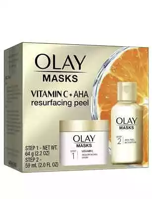 Olay Vitamin C Mask And AHA Resurfacing Peel 2-Step Treatment SEALED • $84.99