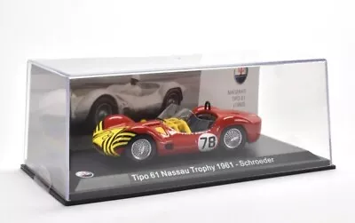 Maserati Race Car - Tipo 61 Nassau Trophy 1961 Schroeder  - 1:43 -ex-mag • $24.58