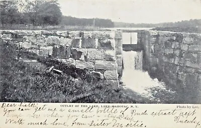 A View Of The Outlet Of The Lake Lake Mahopac New York NY 1907 • $8.95