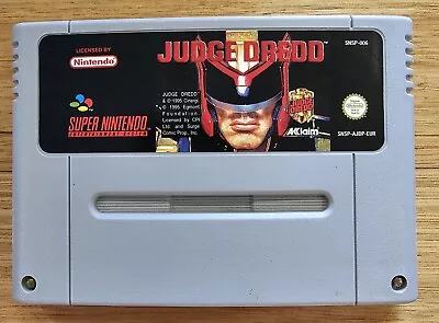 Judge Dredd GC Super Nintendo SNES PAL -TESTED- Working • $28.31