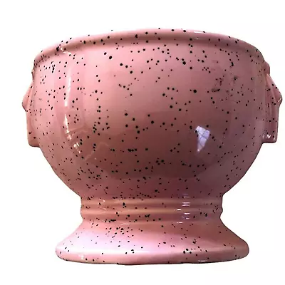 Vintage Nelson McCoy Vintage 1950's Urn Shaped Wall Pocket Pink Black Splatter • $39.20