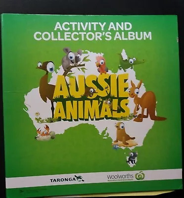 Woolworths Aussie Animals Album With Full Set Cards • $25.50