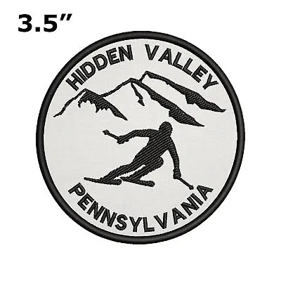 Hidden Valley Pennsylvania Patch Embroidered Iron-on Applique Ski Resort Skier • $5.87