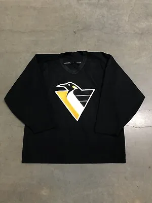 $49.99 • Buy Vintage 90’s Pittsburgh Penguins CCM Blank Practice Hockey Jersey Men’s M-L