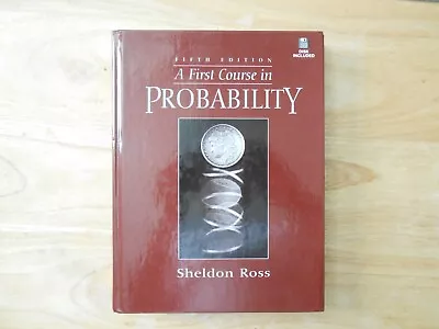 A First Course In Probability Subsequent Edition By Sheldon M. Ross Used  • $19.90