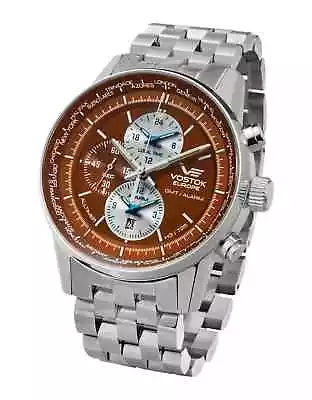 Vostok Europe GAZ-14 LIMOUSINE WORLD TIMER YM26-565A292B Mens Quartz Watch • $478.69