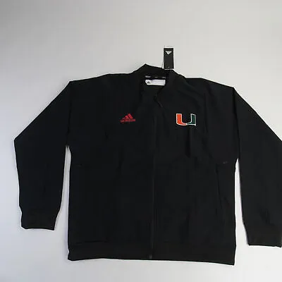 Miami Hurricanes Adidas Primegreen Jacket Women's Black New • $15