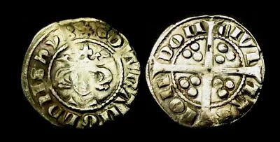 B4: Edward 1st Hammered Silver Medieval Penny Cl.9b Ex BERSCAR HOARD S.1408 • £85