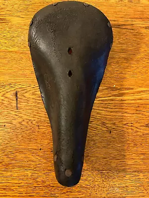 Vintage Leather Bicycle Saddle Norex 39 • $15