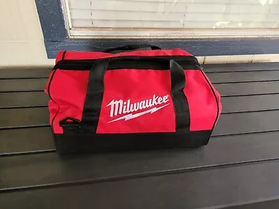 Milwaukee 16  Heavy Duty Canvas Tool Bag (16 X 10 X 10) With 6 Inside Pockets • $19.99