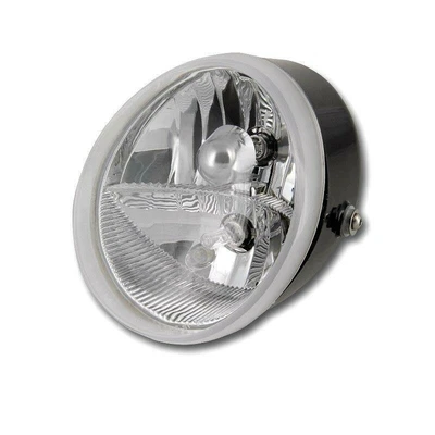 $145.90 • Buy ENC Headlight Harley V Rod Style Custom Naked Fighter Lamp Head Light Clear