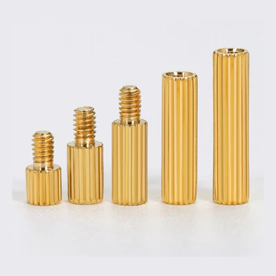 £1.50 • Buy Copper Brass Full Thread Two-way/single Head Stud Rod Bar Screw Bolt M2 
