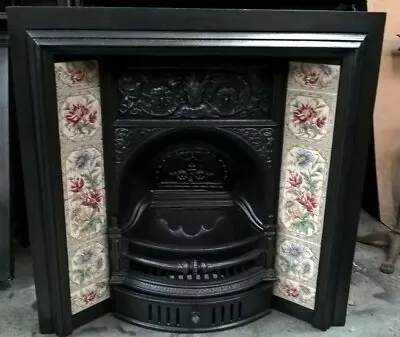 £495 • Buy Victorian Style Cast Iron Tiled Insert