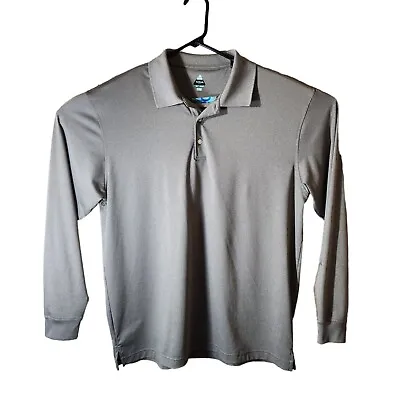 Bolle Golf Mens Tech Long Sleeve Polo Shirt Size L • $14.99