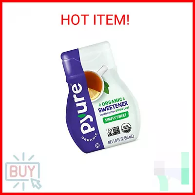 Pyure Organic Liquid Stevia Drops Stevia Liquid Sweetener Keto Sugar Substitute • $7.23