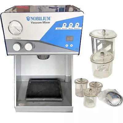 Lab Compact Vacuum Slurry Mixer With Built-in Vacuum Pump And Vibration Stage • $1599