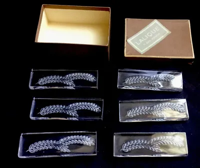 Lalique Knife Rests • £195