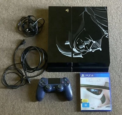 $275 • Buy Sony PlayStation 4 PS4 Star Wars Darth Vader 1TB Battlefront Console Limited Ed