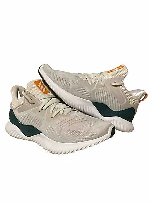 ADIDAS ALPHABOUNCE BEYOND  U X MIAMI HURRICANES SNEAKERS SHOE MENS SIZE 7 • $48.95