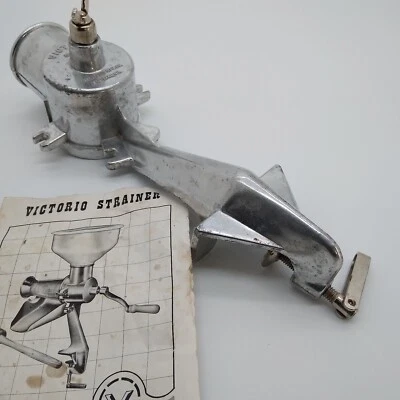 $25 • Buy Victorio Strainer No. 200 Juice Strainer Replacement Main Part Body And Manual