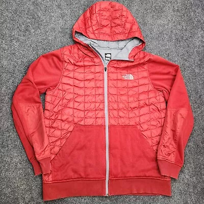 The North Face Jacket Mens Large Kilowatt ThermoBall Hybrid Puffer Coat Red • $54.97