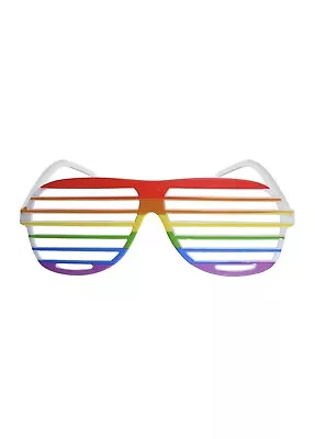 Pride Rainbow Glasses- Costume Accessory Fancy Dress Up Party Festival LGBT • £2