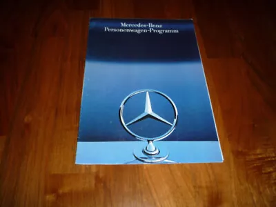 Mercedes Total Brochure 06/1986 Mercedes 190 200 300 SL SEC SE SEL • $4.78