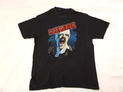 Vintage 1982 Scorpions Love At First Sting Black Tee Shirt Size Medium • $90