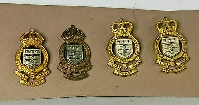 £21.60 • Buy 4 X RAOC Royal Army Ordnance Corps Collar Badge 2 Kings & 2 Queens Crown   