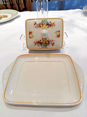 Villeroy Boch China Fruit Basket Butter Plate With Cover Top • $44.95