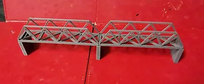 N Gauge Truss Style Bridge 3D Printed In Grey Choice Of Sizes And Supports • £5.20