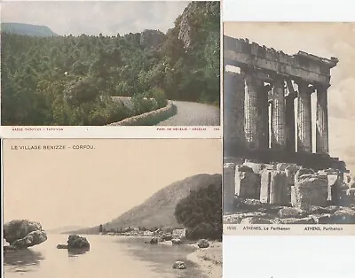 3 Antique Postcards Of Greece Salonica • £1.89