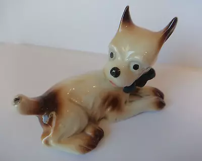 Vintage Scottie Dog Ceramic / Porcelain Figurine Marked 5749 Germany • $9.99