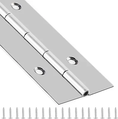 Piano Hinge 30 Inch X 3 Inch Heavy Duty Stainless Steel Piano Hinge Continuous H • $46.36