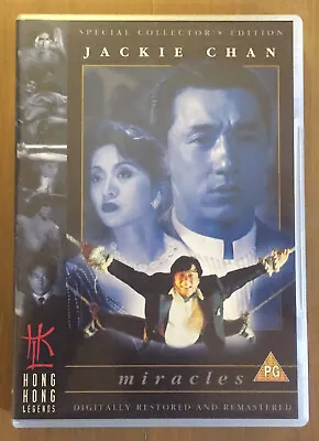 Miracles DVD Jackie Chan Hong Kong Legends HKL Collector's Edition • £4.99