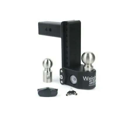 Weigh Safe Hitches SWS8-2.5 Steel Adjustable 8  Drop Hitch Ball Mount • $359