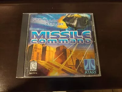 Missile Command ATARI CD ROM Windows 95/98 Hasbro PC Computer Game 1990 • $0.99