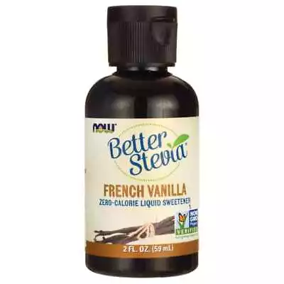 NOW Foods Better Stevia Liquid Sweetener - French Vanilla 2 Fl Oz Liq • $9.90