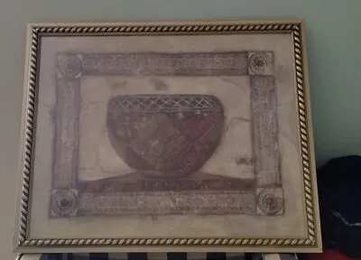 Vintage “Ancient Vase  Signed C Winterle Olson Art 24”x30” Framed & Ready  • $147